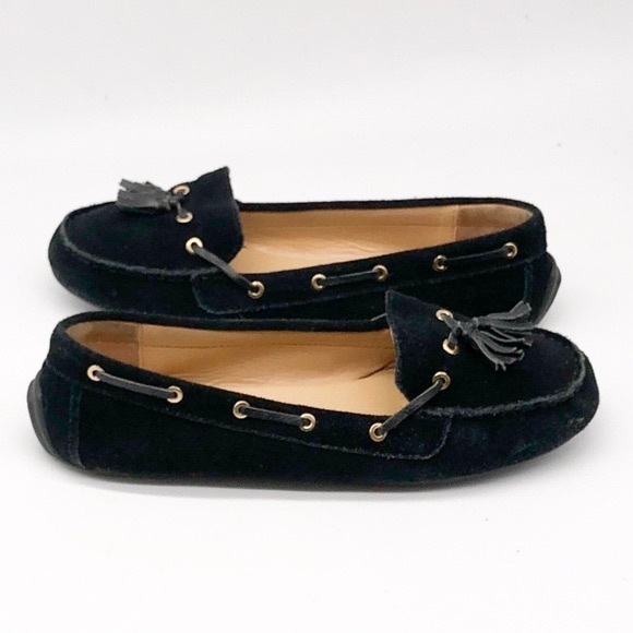 Talbots Everson Black Suede Driving Moccasin - Picture 3 of 8